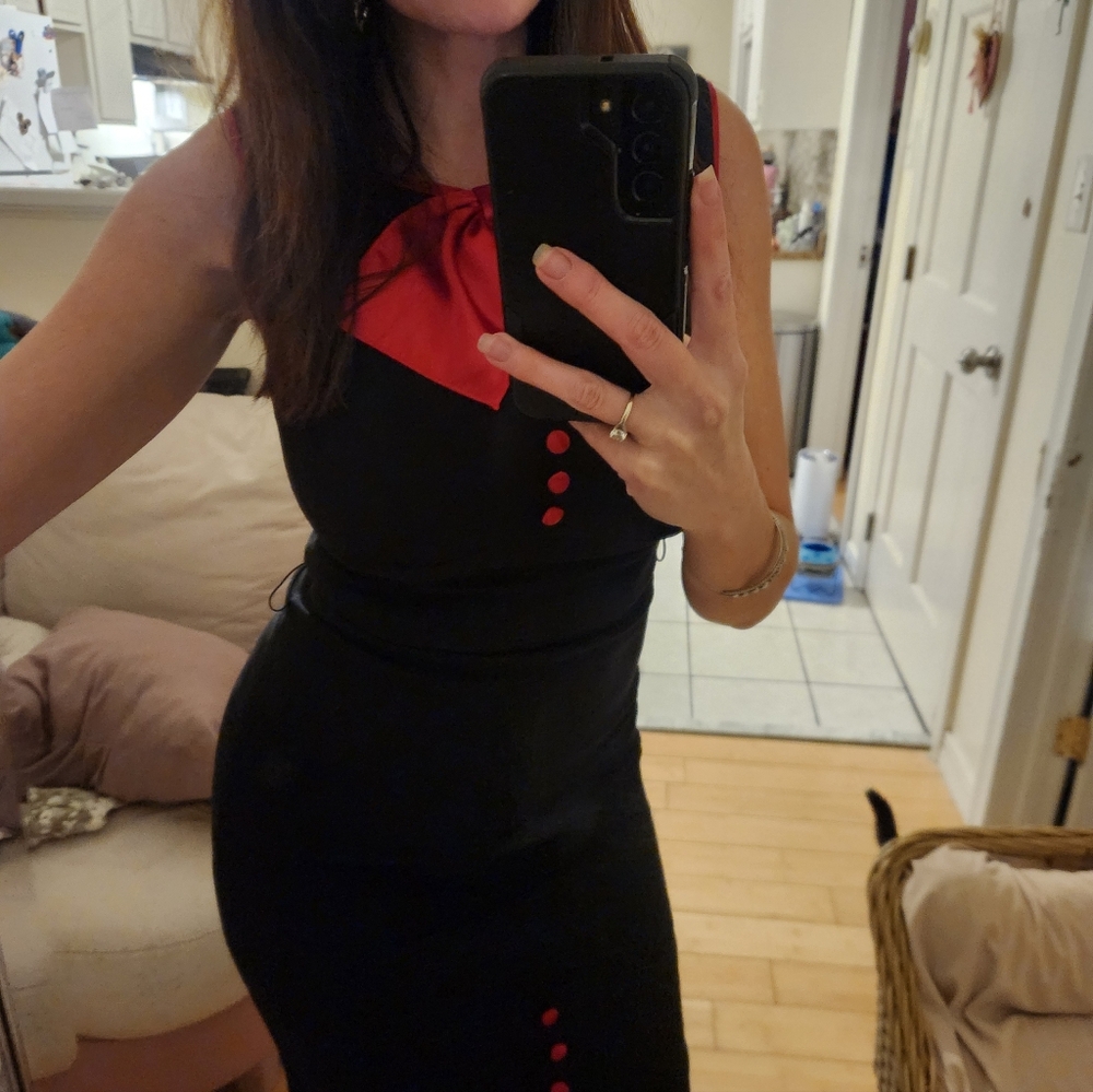 Stop Staring Y2K pin up dress size S NWOT